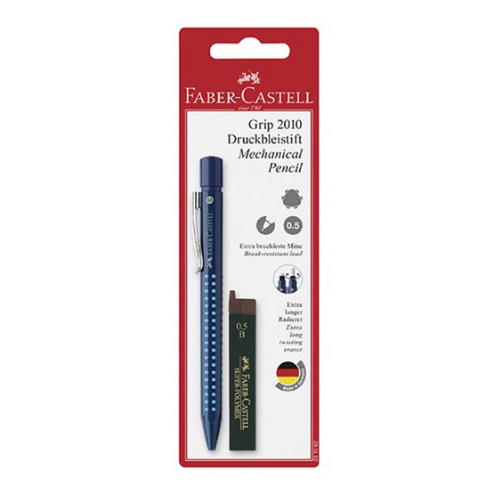 Faber-Castell ชุดดินสอกดพร้อมไส้ GRIP 2010 Faber-Castell ชุดดินสอกดพร้อมไส้ GRIP 2010