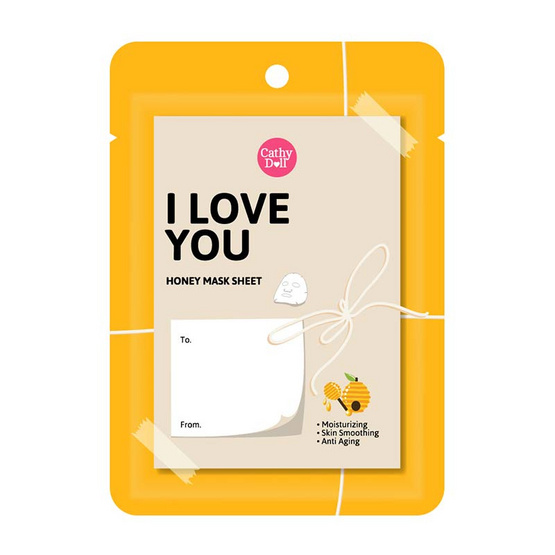Cathy Doll Feeling I Love You Mask Sheet #Honey (10 Pcs) Cathy Doll Feeling I Love You Mask Sheet #Honey (10 Pcs)
