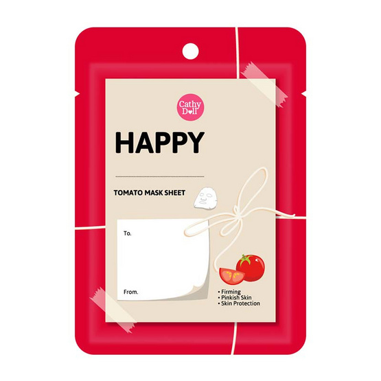 Cathy Doll Feeling Happy Mask Sheet #Tomato (10 Pcs) Cathy Doll Feeling Happy Mask Sheet #Tomato (10 Pcs)