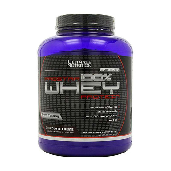 Ultimate PROSTAR Whey Protein เวย์โปรตีน ขนาด 5.28 ปอนด์ รสช็อคโกแลต Ultimate PROSTAR Whey Protein เวย์โปรตีน ขนาด 5.28 ปอนด์ รสช็อคโกแลต
