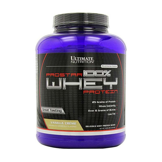 Ultimate PROSTAR Whey Protein เวย์โปรตีน ขนาด 5.28 ปอนด์ รสวนิลา Ultimate PROSTAR Whey Protein เวย์โปรตีน ขนาด 5.28 ปอนด์ รสวนิลา