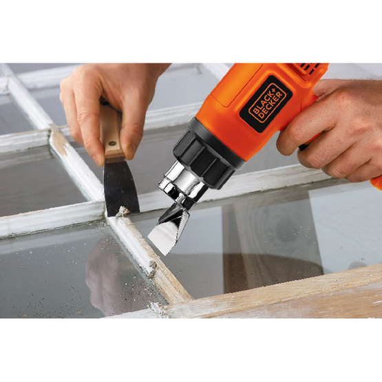 BLACK&DECKER เครื่องเป่าลมร้อน KX1800 1800วัตต์ BLACK&DECKER เครื่องเป่าลมร้อน KX1800 1800วัตต์