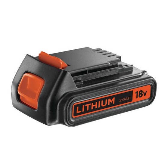 BLACK&DECKER แบตเตอรี่ BL2018 18โวลต์ BLACK&DECKER แบตเตอรี่ BL2018 18โวลต์