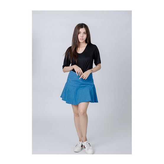 TBY กระโปรง รุ่นT2259 สีฟ้า TBY กระโปรง รุ่นT2259 สีฟ้า