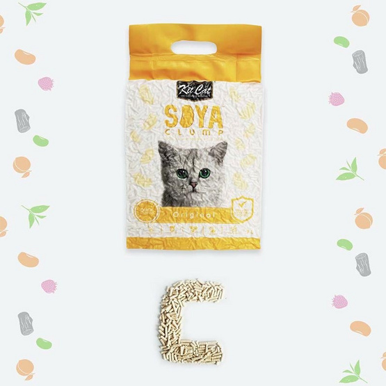 Kit Cat SoyaClump ทรายแมวเต้าหู้ สูตร Original ขนาด 7 ลิตร Kit Cat SoyaClump ทรายแมวเต้าหู้ สูตร Original ขนาด 7 ลิตร