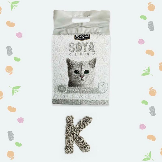 Kit Cat SoyaClump ทรายแมวเต้าหู้ สูตร Charcoal ขนาด 7 ลิตร Kit Cat SoyaClump ทรายแมวเต้าหู้ สูตร Charcoal ขนาด 7 ลิตร