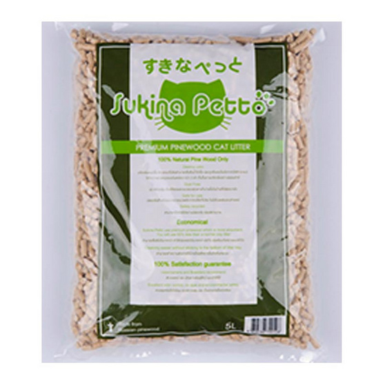 Sukina Petto ทรายแมว PINEWOOD Sukina Petto ทรายแมว PINEWOOD