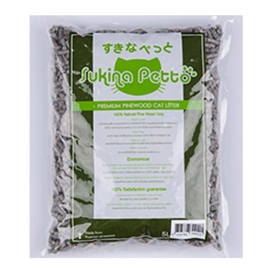 Sukina Petto ทรายแมว PINEWOOD CARBON Sukina Petto ทรายแมว PINEWOOD CARBON