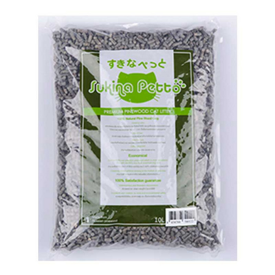 Sukina Petto ทรายแมว PINEWOOD CARBON Sukina Petto ทรายแมว PINEWOOD CARBON