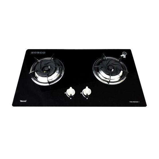 Tecno+ เตาแก๊ส 2 หัวเตา รุ่น Hob TNS HB E2G.1 Tecno+ เตาแก๊ส 2 หัวเตา รุ่น Hob TNS HB E2G.1