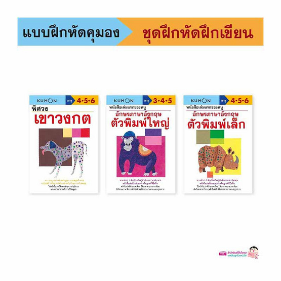 ชุด แบบฝึกหัดคุมอง ฝึกคัด ฝึกเขียน (3 เล่ม) ชุด แบบฝึกหัดคุมอง ฝึกคัด ฝึกเขียน (3 เล่ม)