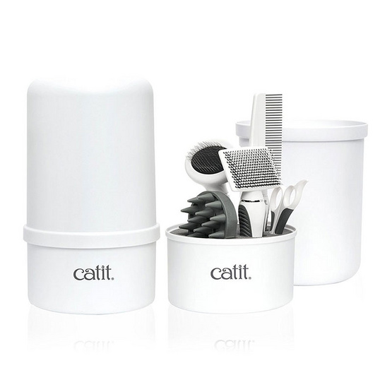 Catit ชุดแปรงขนสำหรับแมวขนสั้น Catit ชุดแปรงขนสำหรับแมวขนสั้น