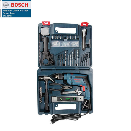 BOSCH ชุดสว่านกระแทก 13 มม. GSB 13 RE set BOSCH ชุดสว่านกระแทก 13 มม. GSB 13 RE set