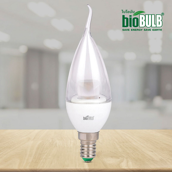 Biobulb หลอดไฟ Opera Clear LED E14-4 วัตต์ แสงวอร์มไวท์ Biobulb หลอดไฟ Opera Clear LED E14-4 วัตต์ แสงวอร์มไวท์