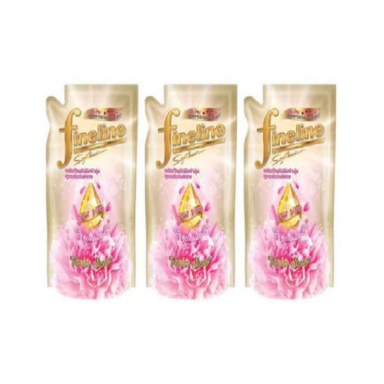 ไฟน์ไลน์ ปรับผ้านุ่มเข้มข้นทอง 300 ml. 3ถุง ไฟน์ไลน์ ปรับผ้านุ่มเข้มข้นทอง 300 ml. 3ถุง