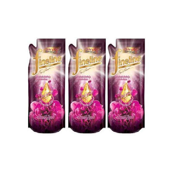 ไฟน์ไลน์ ปรับผ้านุ่มเข้มข้นชมพู 300 ml. 3ถุง ไฟน์ไลน์ ปรับผ้านุ่มเข้มข้นชมพู 300 ml. 3ถุง