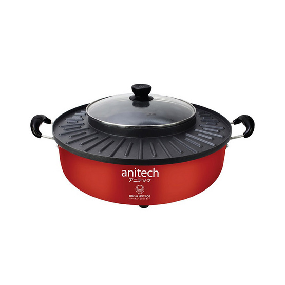 anitech เตาปิ้งย่างพร้อมหม้อสุกี้ S201 anitech เตาปิ้งย่างพร้อมหม้อสุกี้ S201