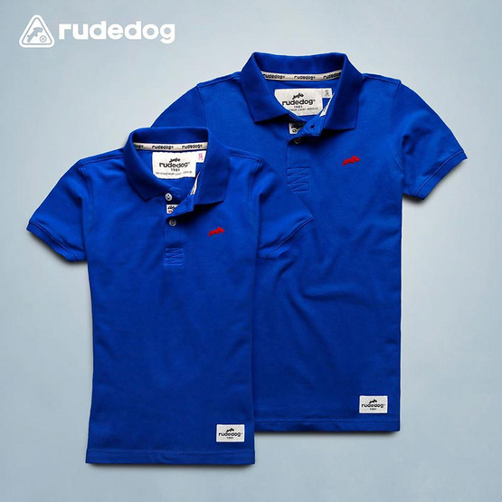 RUDEDOG เสื้อโปโล รุ่นแชมเปี้ยน สีน้ำเงิน RUDEDOG เสื้อโปโล รุ่นแชมเปี้ยน สีน้ำเงิน