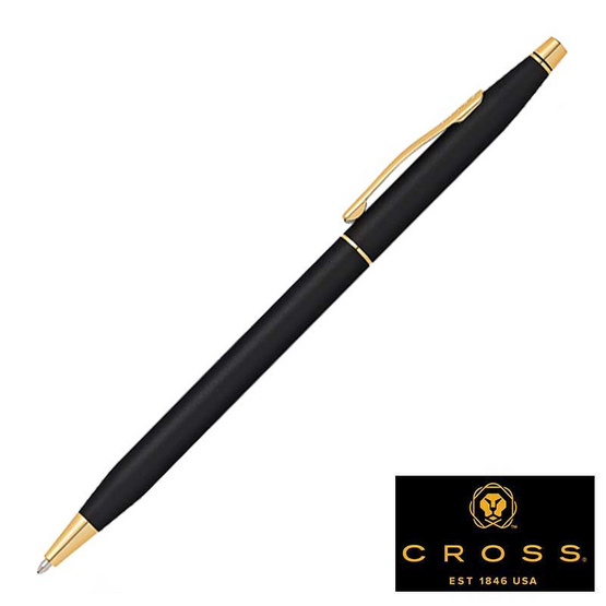CROSS ปากกาลูกลื่น เซนจูรี่ คลาสสิคดำ แหนบทอง CROSS ปากกาลูกลื่น เซนจูรี่ คลาสสิคดำ แหนบทอง
