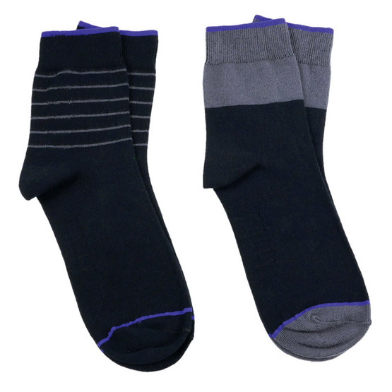 PALLY ถุงเท้า Business Black Socks 2 Pairs Weight 90 grams Black PALLY ถุงเท้า Business Black Socks 2 Pairs Weight 90 grams Black