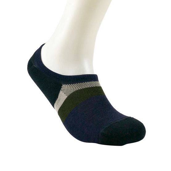 emoo ถุงเท้า Men's Premium Bamboo Seamless No Show Socks สี Navy emoo ถุงเท้า Men's Premium Bamboo Seamless No Show Socks สี Navy