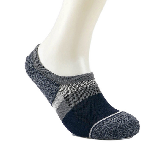 emoo ถุงเท้า Men's Premium Bamboo Seamless No Show Socks สี Dark Grey emoo ถุงเท้า Men's Premium Bamboo Seamless No Show Socks สี Dark Grey
