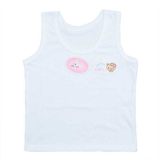 Princess Bra เสื้อกล้ามเด็กปักการ์ตูน Freesize แพ็ค 3 Princess Bra เสื้อกล้ามเด็กปักการ์ตูน Freesize แพ็ค 3
