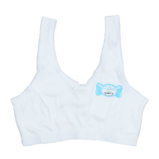 Princess Bra เฟิร์ทบาร์เด็กสวมหัว แพ็ค 3 สีขาว Princess Bra เฟิร์ทบาร์เด็กสวมหัว แพ็ค 3 สีขาว