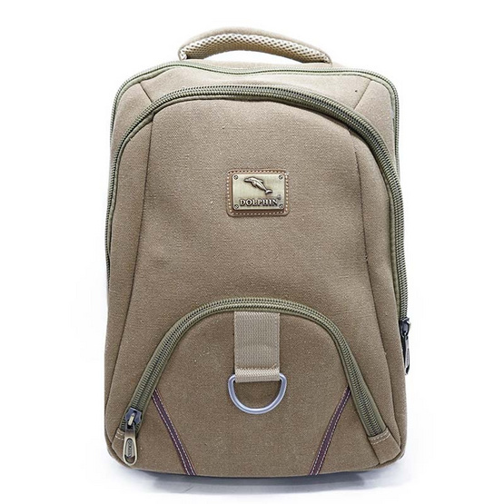 Dolphin bag กระเป๋าเป้ A3019 สีน้ำตาล Dolphin bag กระเป๋าเป้ A3019 สีน้ำตาล