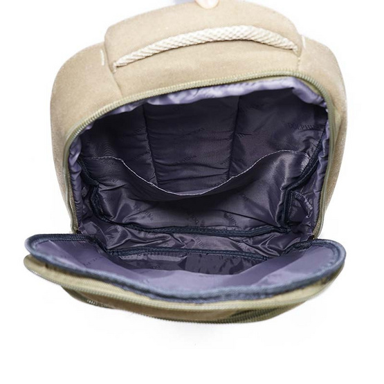 Dolphin bag กระเป๋าเป้ A3011 สีน้ำตาล Dolphin bag กระเป๋าเป้ A3011 สีน้ำตาล