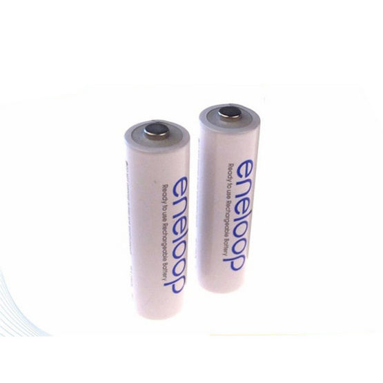eneloop Rechargeable Battery ถ่านชาร์จ AA - White (2 ก้อน/แพ็ค) รุ่น BK-3MCCE/2NT eneloop Rechargeable Battery ถ่านชาร์จ AA - White (2 ก้อน/แพ็ค) รุ่น BK-3MCCE/2NT