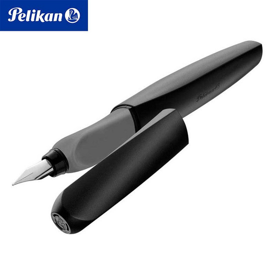 Pelikan ปากกาหมึกซึม Twist Black (แถมฟรี! หมึกหลอด 2 กล่อง) Pelikan ปากกาหมึกซึม Twist Black (แถมฟรี! หมึกหลอด 2 กล่อง)