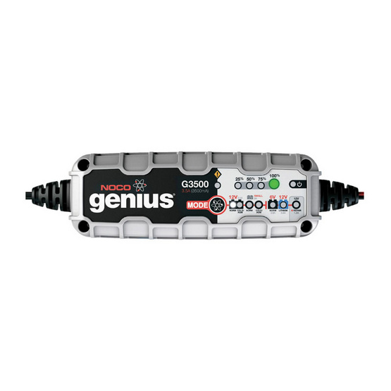 NOCO Genius เครื่องชาร์จแบตเตอรี่อัจฉริยะ G3500 3.5A (3500mA) NOCO Genius เครื่องชาร์จแบตเตอรี่อัจฉริยะ G3500 3.5A (3500mA)