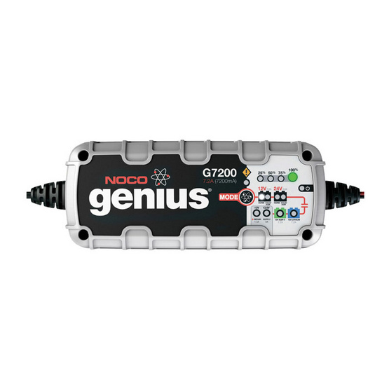 NOCO Genius เครื่องชาร์จแบตเตอรี่อัจฉริยะ G7200 7.2A (7200mA) NOCO Genius เครื่องชาร์จแบตเตอรี่อัจฉริยะ G7200 7.2A (7200mA)