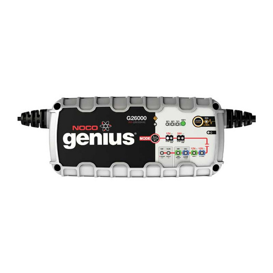 NOCO Genius เครื่องชาร์จแบตเตอรี่อัจฉริยะ G26000 26A (26000mA) NOCO Genius เครื่องชาร์จแบตเตอรี่อัจฉริยะ G26000 26A (26000mA)
