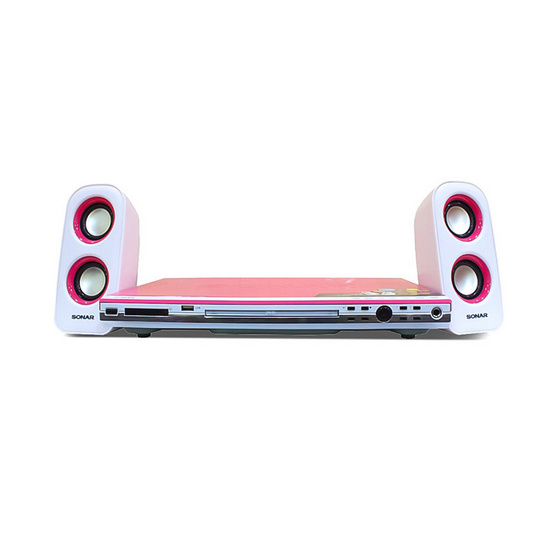 SONAR เครื่องเล่น DVD พร้อมลำโพง รุ่น UX-V111P สีชมพู SONAR เครื่องเล่น DVD พร้อมลำโพง รุ่น UX-V111P สีชมพู
