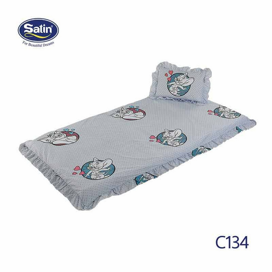 Satin Junior ปิกนิก + หมอน ขนาด 3.5 x 6.5 ฟุต ลาย C134 Satin Junior ปิกนิก + หมอน ขนาด 3.5 x 6.5 ฟุต ลาย C134