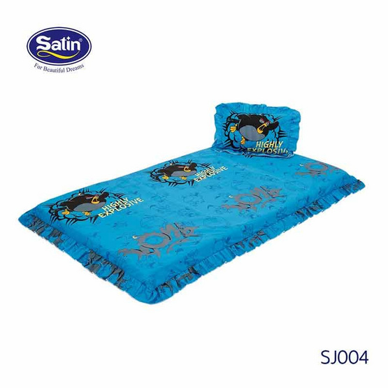Satin Junior ปิกนิก + หมอน ขนาด 3.5 x 6.5 ฟุต ลาย SJ004 Satin Junior ปิกนิก + หมอน ขนาด 3.5 x 6.5 ฟุต ลาย SJ004