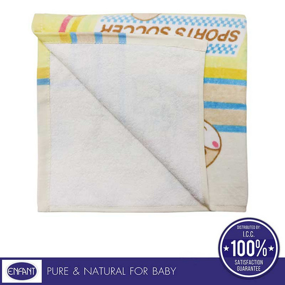 Enfant ผ้าขนหนู ขนาด 24x48 ลายหมีกระต่าย สีน้ำตาล Enfant ผ้าขนหนู ขนาด 24x48 ลายหมีกระต่าย สีน้ำตาล