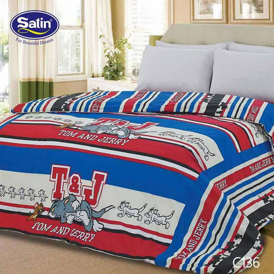 Satin Junior ผ้านวมเอนก ขนาด 60" x 80" C136 Satin Junior ผ้านวมเอนก ขนาด 60" x 80" C136