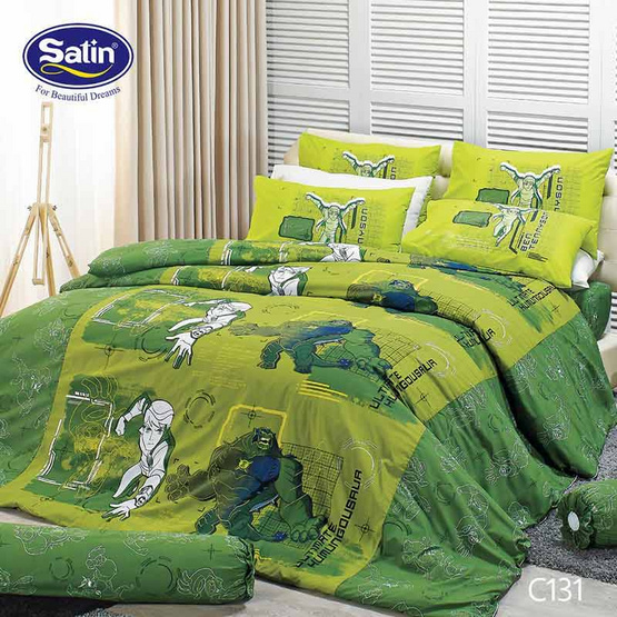 Satin Junior ผ้าปูที่นอน ลาย C131 Satin Junior ผ้าปูที่นอน ลาย C131
