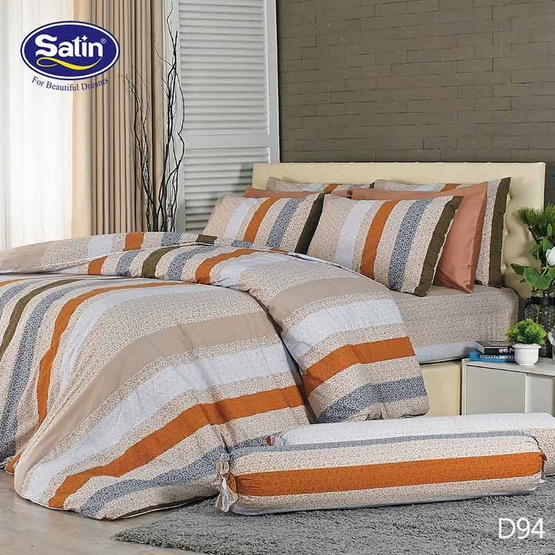 Satin ผ้านวม + ผ้าปูที่นอน ลาย D94 Satin ผ้านวม + ผ้าปูที่นอน ลาย D94