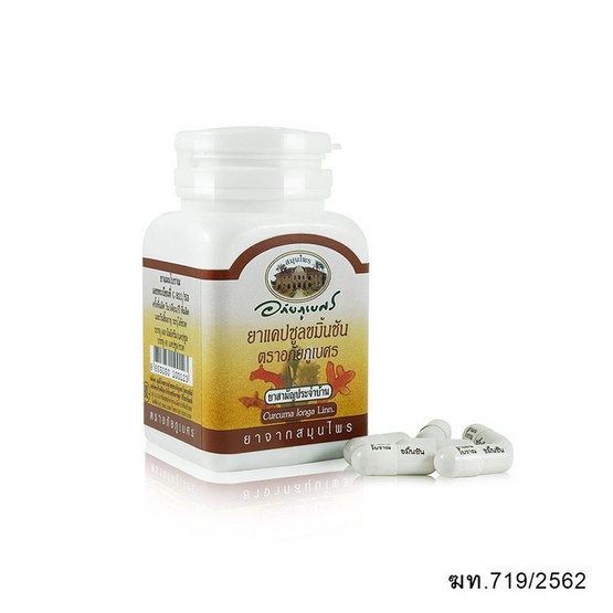 อภัยภูเบศร แคปซูลขมิ้นชัน (400 มก. 60 แคปซูล) 2 กระปุก อภัยภูเบศร แคปซูลขมิ้นชัน (400 มก. 60 แคปซูล) 2 กระปุก