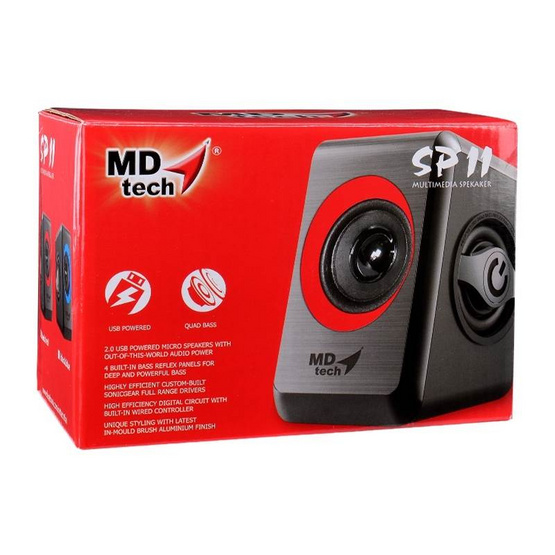 MD-TECH Speaker USB 2.0 SP-11 MD-TECH Speaker USB 2.0 SP-11