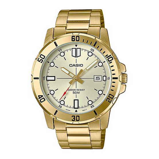 Casio นาฬิกาข้อมือ รุ่น MTP-VD01G-9EVUDF Casio นาฬิกาข้อมือ รุ่น MTP-VD01G-9EVUDF