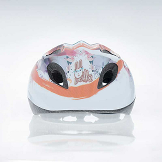 Saker หมวกกันน็อคเด็ก สีขาวลายการ์ตูน Saker หมวกกันน็อคเด็ก สีขาวลายการ์ตูน