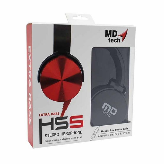 MD-TECH หูฟังสมาร์ทโฟน HS-5 MD-TECH หูฟังสมาร์ทโฟน HS-5