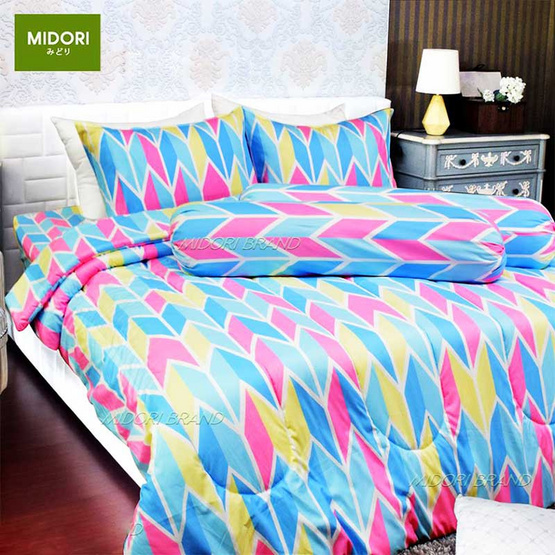 Midori ชุดเครื่องนอน ลาย Multi Colour Midori ชุดเครื่องนอน ลาย Multi Colour