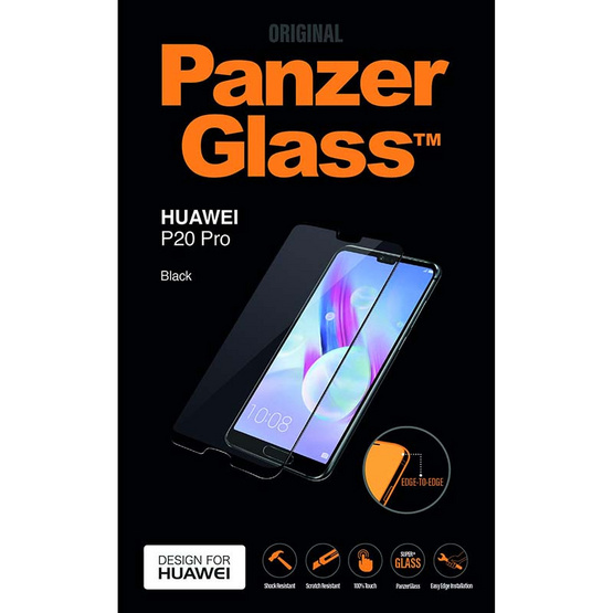 Panzer Glass ฟิล์มกระจกนิรภัย สำหรับ Huawei P20 Pro รุ่น Black Panzer Glass ฟิล์มกระจกนิรภัย สำหรับ Huawei P20 Pro รุ่น Black