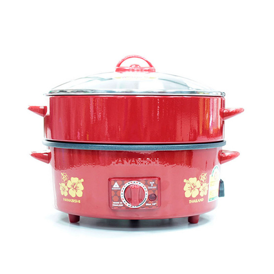 Hanabishi กระทะไฟฟ้า 750 วัตต์ รุ่น HGP-10STG (คละลาย) Hanabishi กระทะไฟฟ้า 750 วัตต์ รุ่น HGP-10STG (คละลาย)